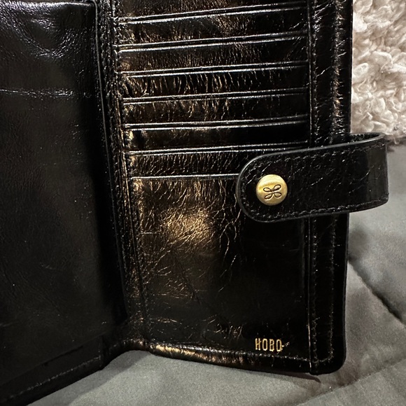 Hobo Black Patent Leather Wallet - Picture 7 of 16